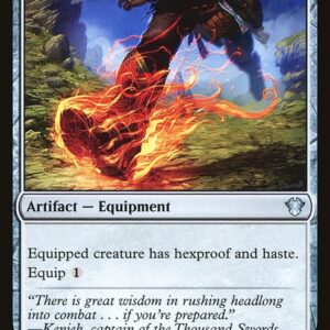 Commander 2020 - 254 - Swiftfoot Boots - Uncommon - C - Non-foil (Front)