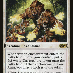 Magic 2014 - 2 - Ajani's Chosen - Rare - W - Non-foil (Front)
