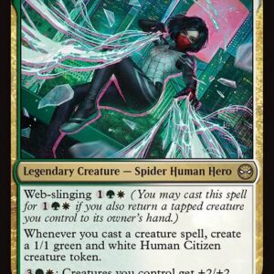 Marvel's Spider-Man - 145 - Silk, Web Weaver - Rare - WG - Non-foil (Front)