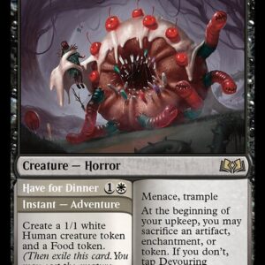 Wilds of Eldraine - 224 - Devouring Sugarmaw // Have for Dinner - Rare - B - Non-foil (Front)