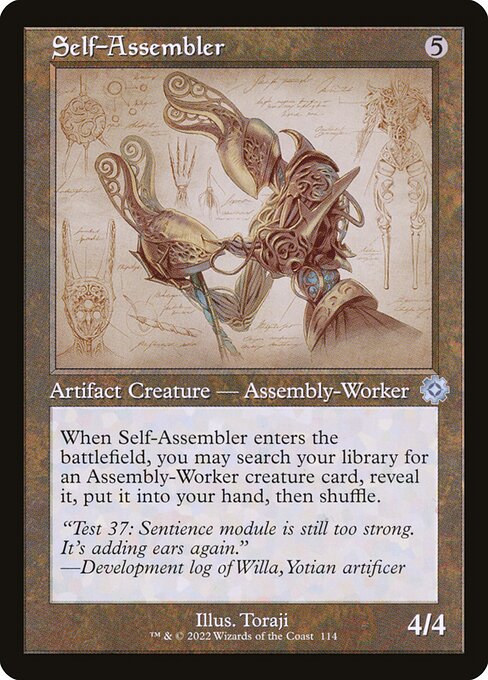 The Brothers' War Retro Artifacts - 114 - Self-Assembler - Uncommon - C - Foil (Front)
