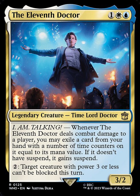 Doctor Who - 125 - The Eleventh Doctor - Rare - WU - Foil (Front)