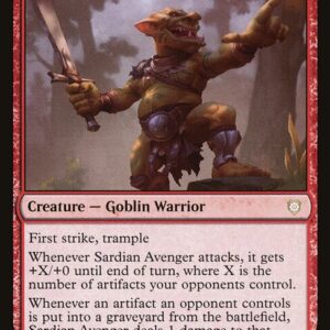 The Brothers' War Commander - 23 - Sardian Avenger - Rare - R - Non-foil (Front)