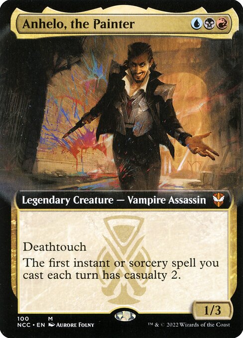 New Capenna Commander - 100 - Anhelo, the Painter - Mythic - Multi - Non-foil (Front)