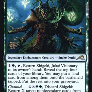 Kamigawa: Neon Dynasty Promos - 206s - Shigeki, Jukai Visionary - Rare - G - Foil - Datestamped Promo (Front)