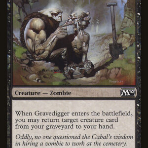 Magic 2010 - 97 - Gravedigger - Common - B - Non-foil (Front)