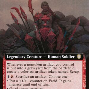 The Brothers' War Commander - 60 - Farid, Enterprising Salvager - Rare - R - Non-foil (Front)