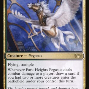 Streets of New Capenna Promos - 211p - Park Heights Pegasus - Rare - WG - Foil - Promo (Front)