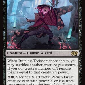 Foundations Jumpstart - 484 - Ruthless Technomancer - Rare - B - Non-foil (Front)