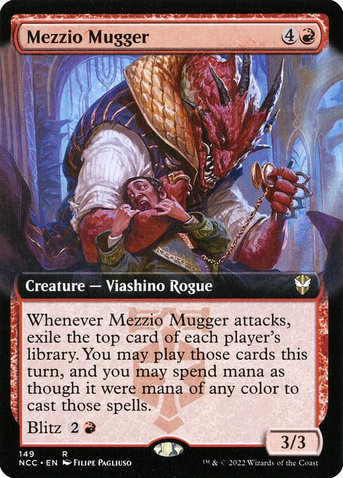New Capenna Commander - 149 - Mezzio Mugger - Rare - R - Non-foil (Front)