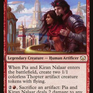 March of the Machine Commander - 288 - Pia and Kiran Nalaar - Rare - R - Non-foil (Front)