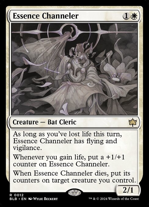 Bloomburrow - 12 - Essence Channeler - Rare - W - Foil (Front)