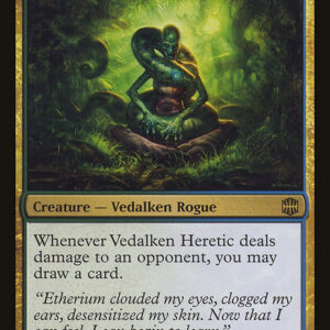 Alara Reborn - 104 - Vedalken Heretic - Rare - UG - Non-foil (Front)