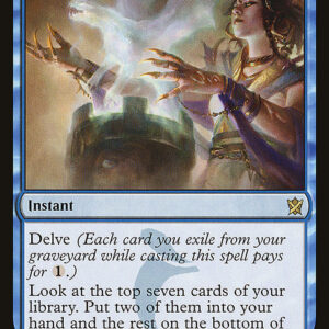 Khans of Tarkir - 36 - Dig Through Time - Rare - U - Non-foil (Front)