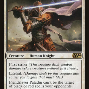Magic 2014 - 18 - Fiendslayer Paladin - Rare - W - Non-foil (Front)