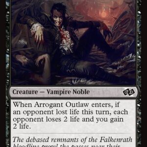 Foundations Jumpstart - 400 - Arrogant Outlaw - Common - B - Non-foil (Front)