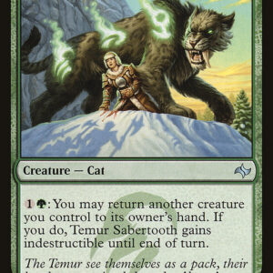 Fate Reforged - 141 - Temur Sabertooth - Uncommon - G - Non-foil (Front)