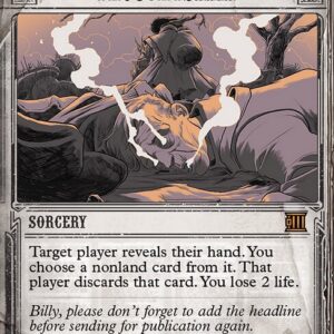 Breaking News - 20 - Thoughtseize - Mythic - B - Non-foil (Front)