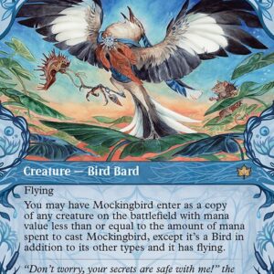 Bloomburrow - 305 - Mockingbird - Rare - U - Non-foil (Front)