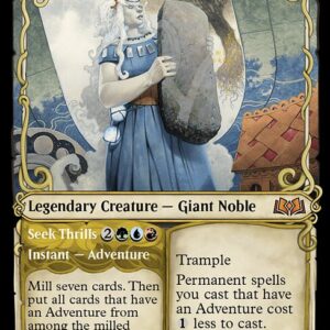 Wilds of Eldraine - 285 - Beluna Grandsquall // Seek Thrills - Mythic - Multi - Non-foil (Front)