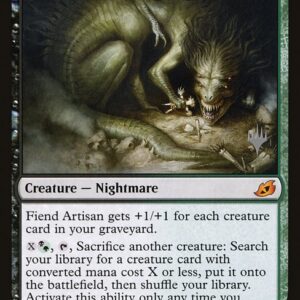 Ikoria: Lair of Behemoths Promos - 220p - Fiend Artisan - Mythic - BG - Non-foil - Promo (Front)