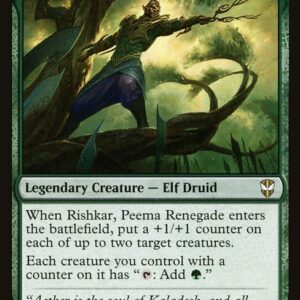 New Capenna Commander - 305 - Rishkar, Peema Renegade - Rare - G - Non-foil (Front)