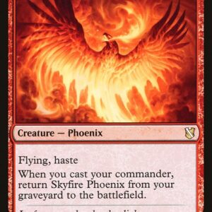 Commander 2019 - 28 - Skyfire Phoenix - Rare - R - Non-foil (Front)