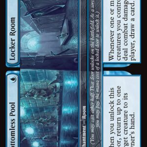 Duskmourn: House of Horror - 43 - Bottomless Pool // Locker Room - Uncommon - U - Non-foil (Front)