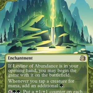 Wilds of Eldraine: Enchanting Tales - 56 - Leyline of Abundance - Rare - G - Non-foil (Front)