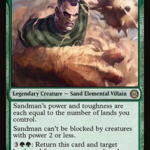 Marvel's Spider-Man - 112 - Sandman, Shifting Scoundrel - Rare - G - Non-foil (Front)