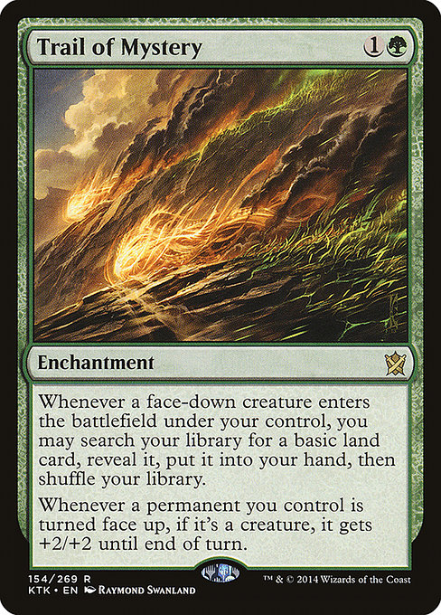 Khans of Tarkir - 154 - Trail of Mystery - Rare - G - Foil (Front)