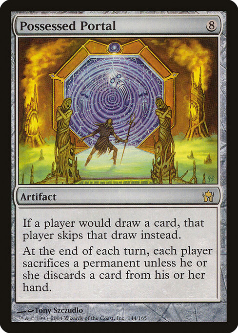 Fifth Dawn - 144 - Possessed Portal - Rare - C - Non-foil (Front)
