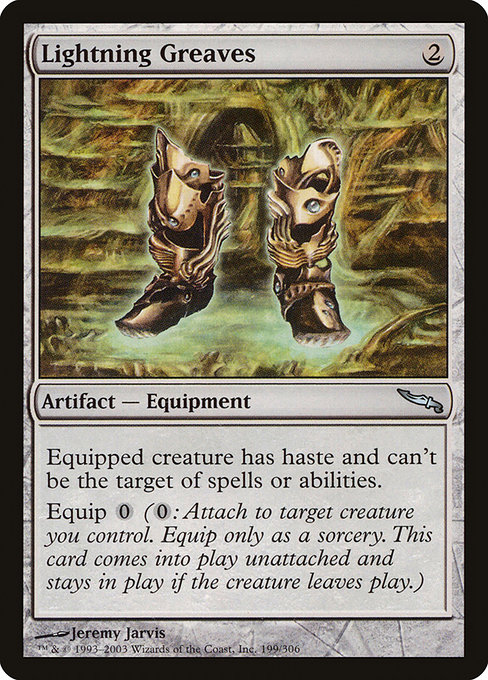 Mirrodin - 199 - Lightning Greaves - Uncommon - C - Non-foil (Front)