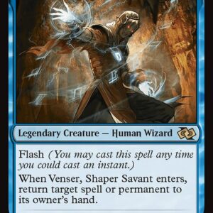 Foundations Jumpstart - 66 - Venser, Shaper Savant - Rare - U - Non-foil (Front)