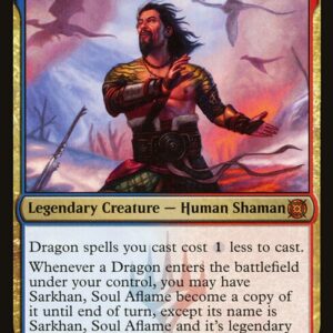 March of the Machine: The Aftermath - 46 - Sarkhan, Soul Aflame - Mythic - UR - Foil (Front)