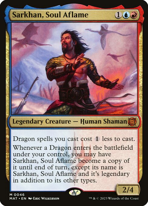 March of the Machine: The Aftermath - 46 - Sarkhan, Soul Aflame - Mythic - UR - Non-foil (Front)