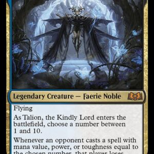 Wilds of Eldraine - 215 - Talion, the Kindly Lord - Mythic - UB - Non-foil (Front)