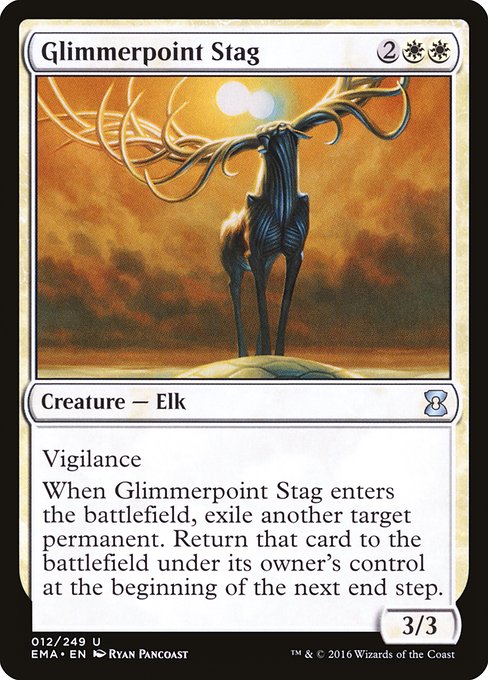 Eternal Masters - 12 - Glimmerpoint Stag - Uncommon - W - Foil (Front)