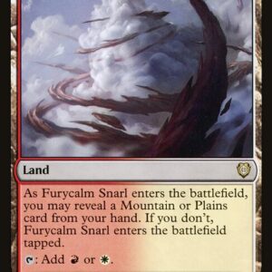 Phyrexia: All Will Be One Commander - 155 - Furycalm Snarl - Rare - C - Non-foil (Front)