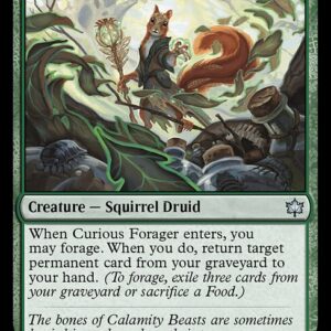 Bloomburrow - 169 - Curious Forager - Uncommon - G - Foil (Front)