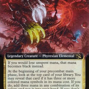 March of the Machine - 387 - Omnath, Locus of All - Rare - Multi - Foil - Promo (Front)