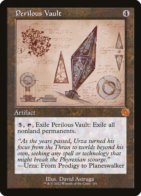 The Brothers' War Retro Artifacts - 101 - Perilous Vault - Mythic - C - Foil (Front)