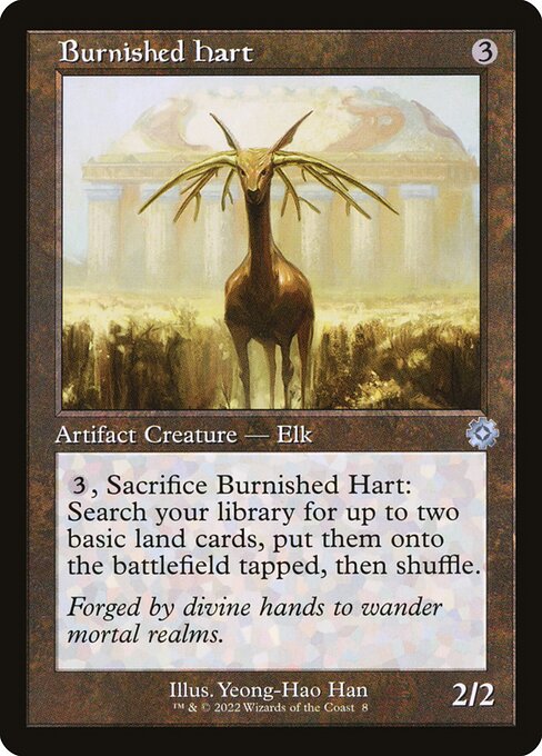 The Brothers' War Retro Artifacts - 8 - Burnished Hart - Uncommon - C - Foil (Front)