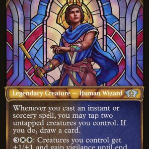 Multiverse Legends - 56 - Raff, Weatherlight Stalwart - Uncommon - WU - Foil (Front)