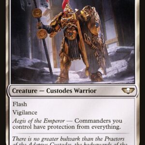 Warhammer 40,000 Commander - 19 - Vexilus Praetor - Rare - W - Non-foil (Front)