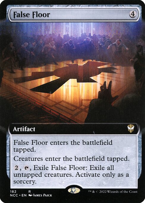 New Capenna Commander - 182 - False Floor - Rare - C - Non-foil (Front)