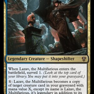 Murders at Karlov Manor Commander - 214 - Lazav, the Multifarious - Mythic - UB - Non-foil (Front)