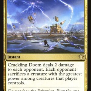 Commander 2020 - 205 - Crackling Doom - Rare - Multi - Non-foil (Front)