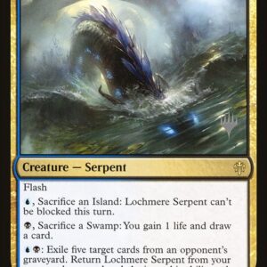 Throne of Eldraine Promos - 195p - Lochmere Serpent - Rare - UB - Non-foil - Promo (Front)