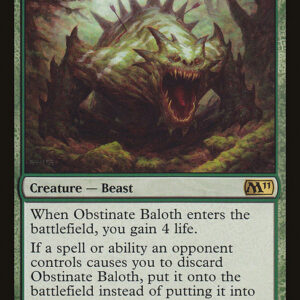 Magic 2011 - 188 - Obstinate Baloth - Rare - G - Non-foil (Front)